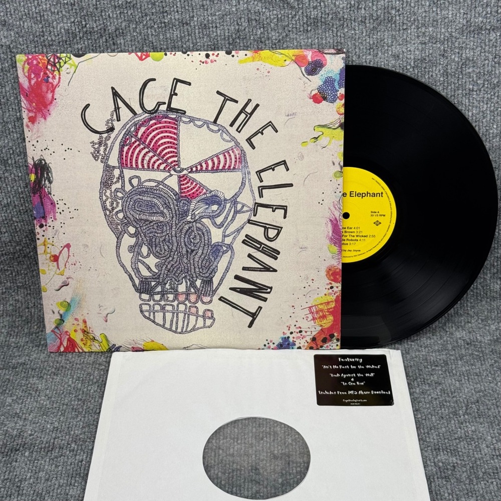 Cage The Elephant: Self-Titled (Vinyl LP 2009 RCA Jive) Indie Garage Rock VG+